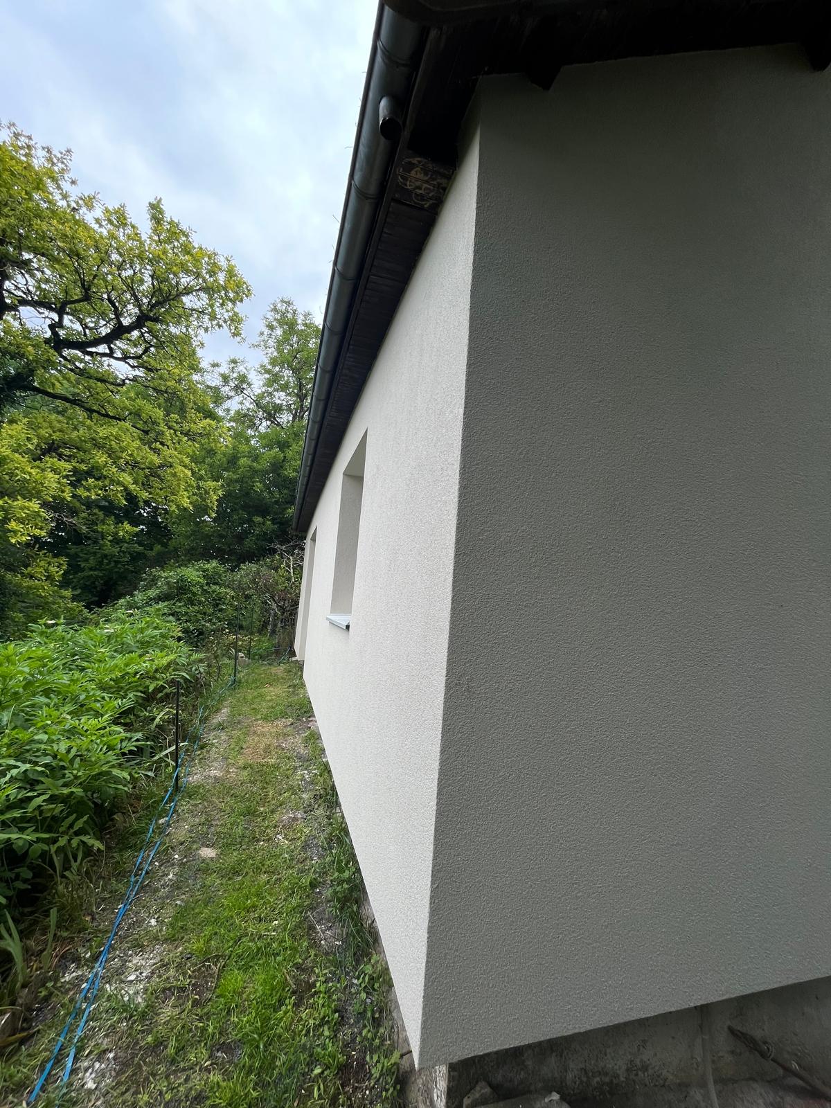 Détail finition d'angle ITE