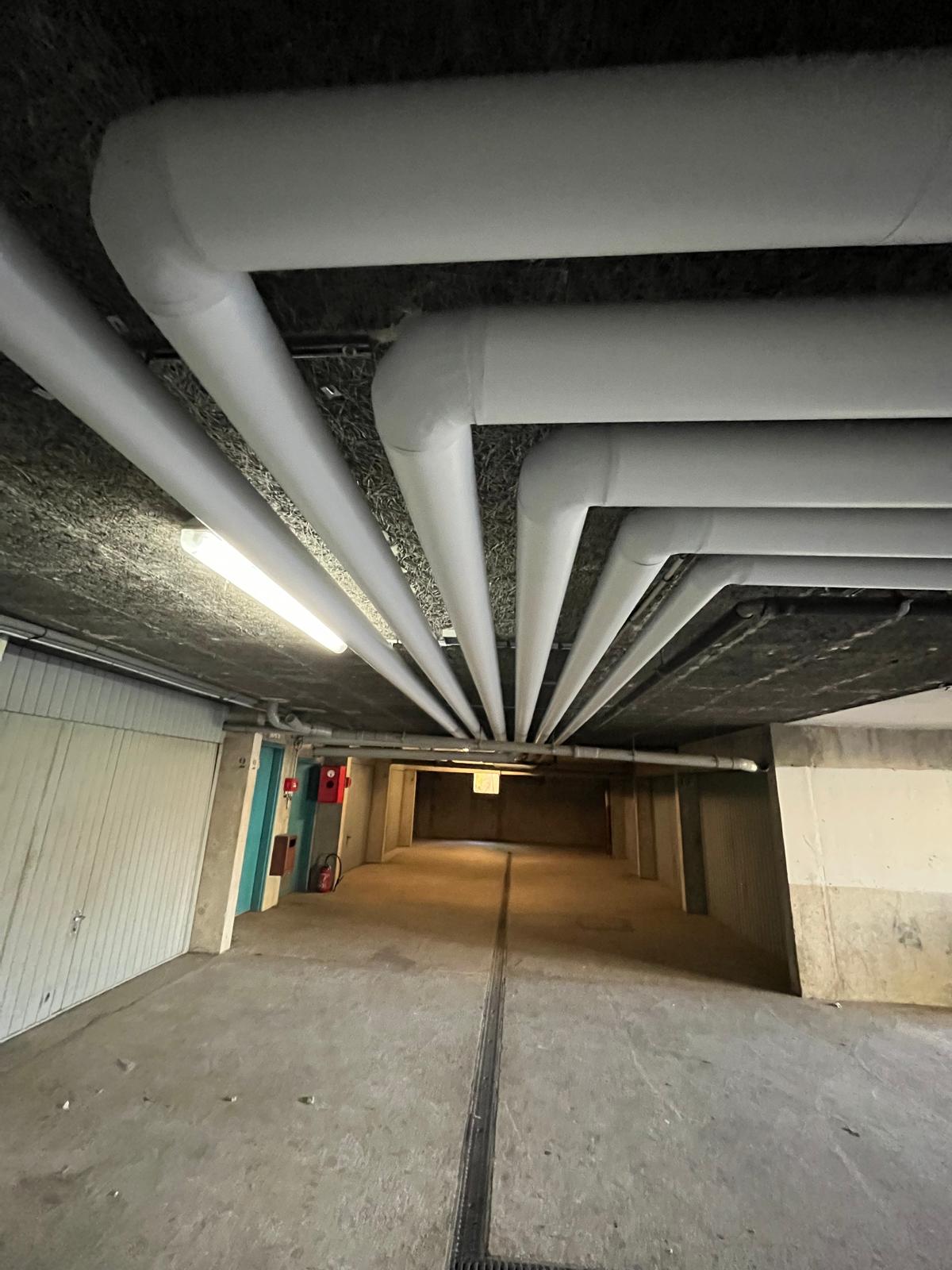 Gaines de ventilation posées