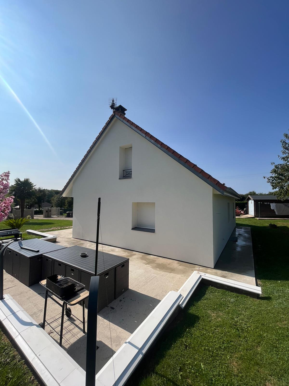 Maison isolée par l'extérieur