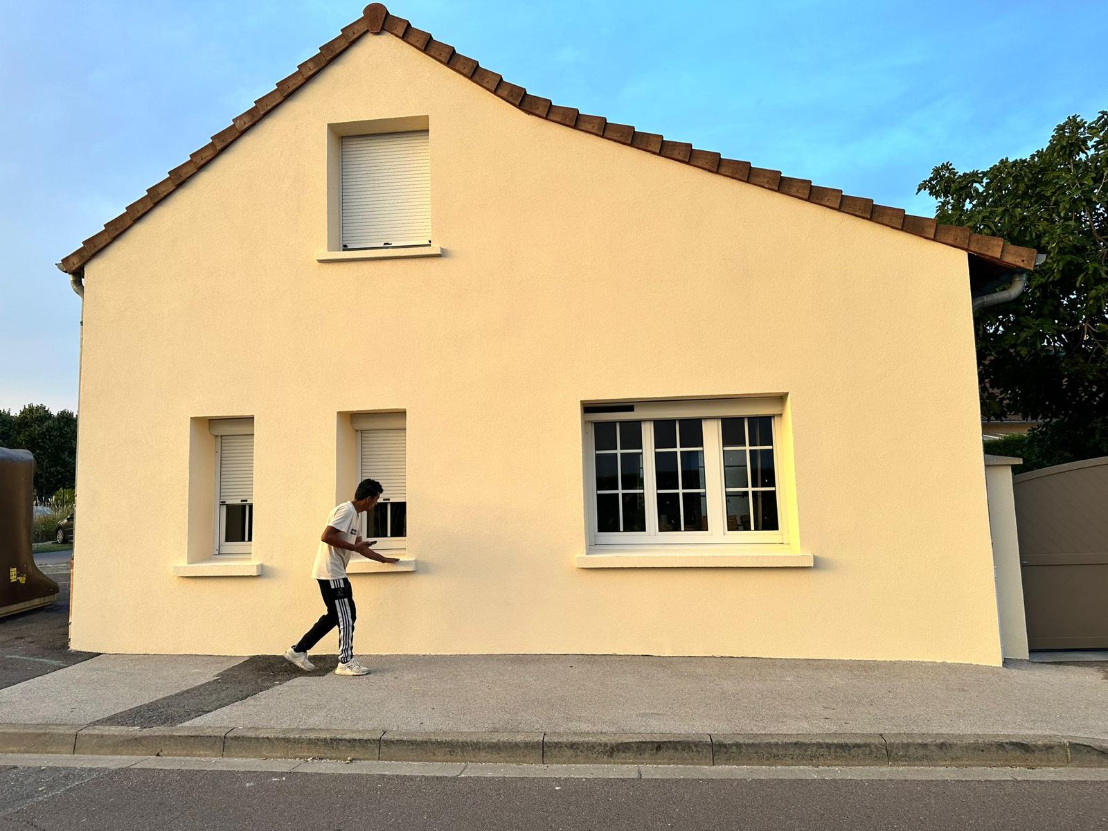 Ravalement et ITE — façade ocre
